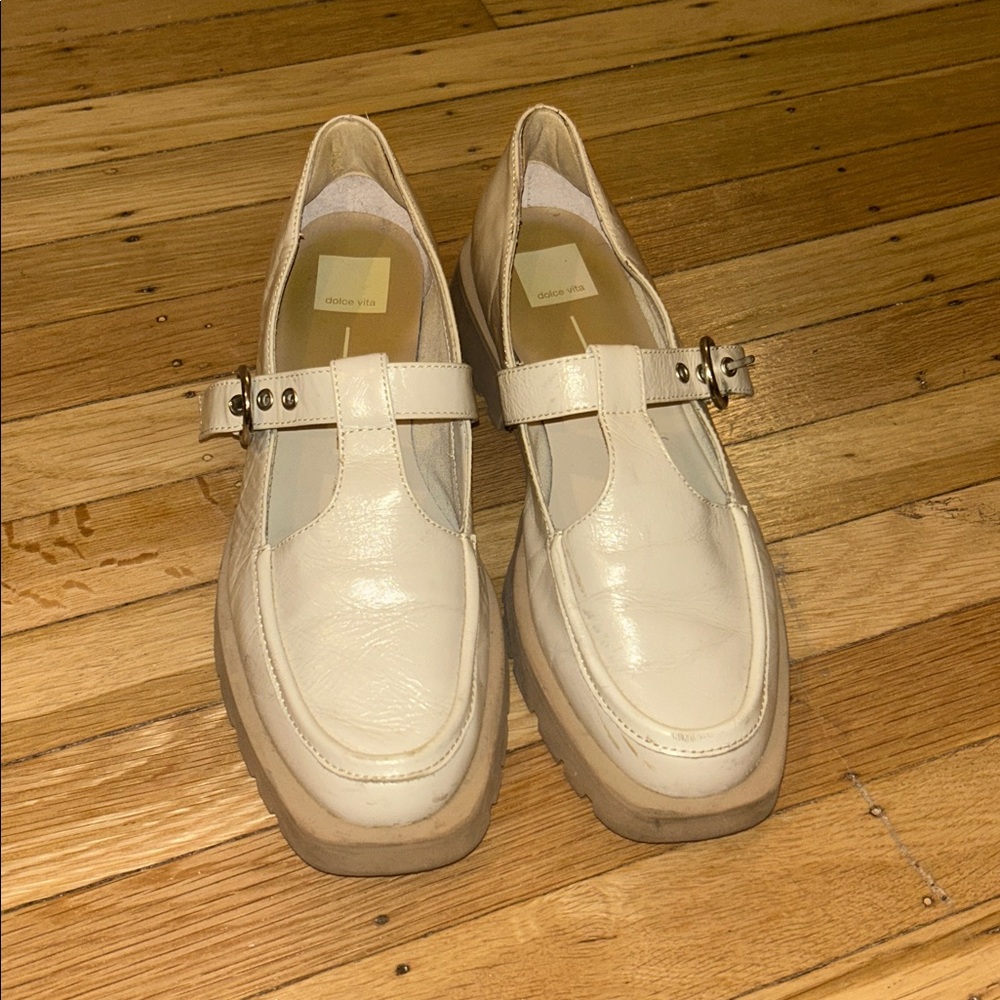 Dolce Vita Mary Jane Cream Loafers